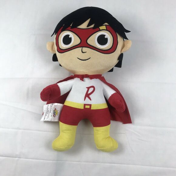 18" Ryan's World Plush Pillow Buddy Red Titan Boy‎ Super Hero Stuffed Toy Gift - Picture 3 of 5